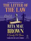 Cover image for The Litter Of The Law